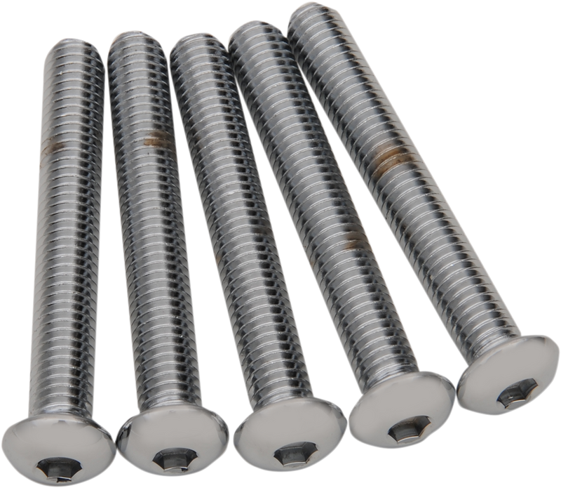 DRAG SPECIALTIES Button Head Replacement Bolts - 3/8"-16 x 2-3/4" - 5 Pack