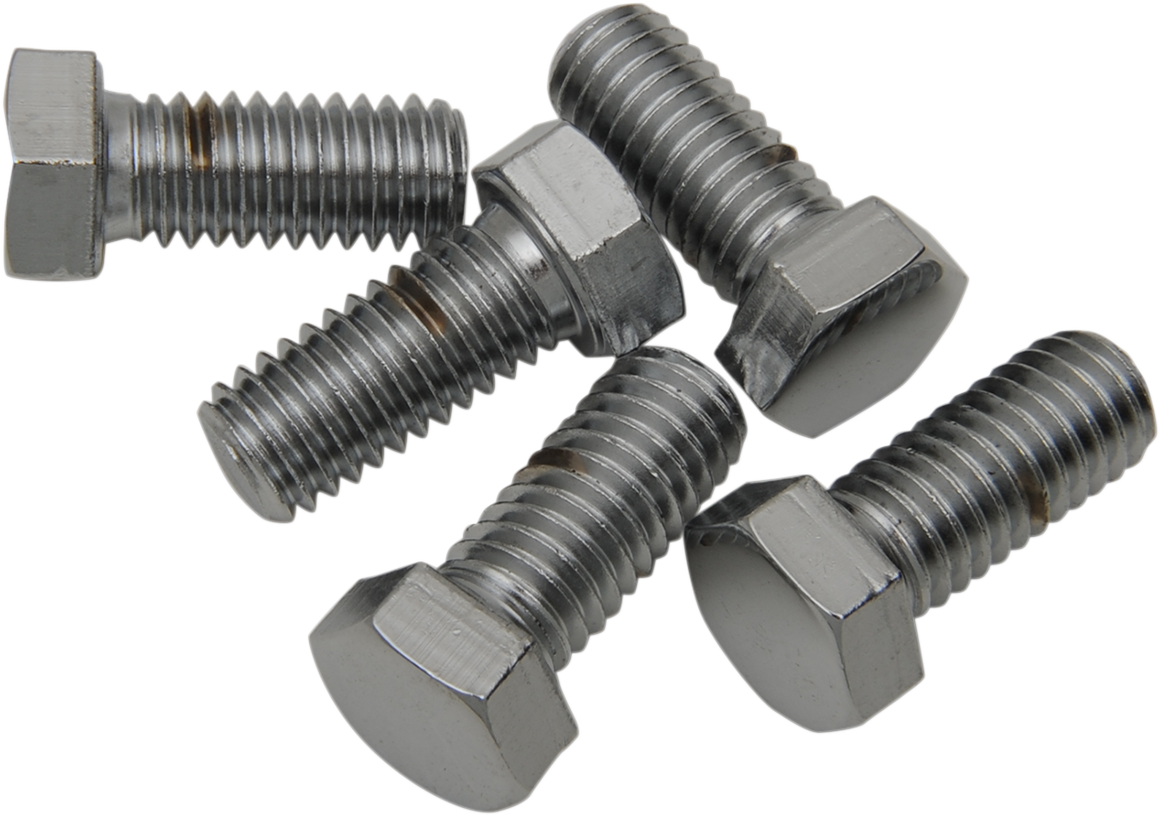 DRAG SPECIALTIES Hex-Head Bolts - Chrome - 7/16