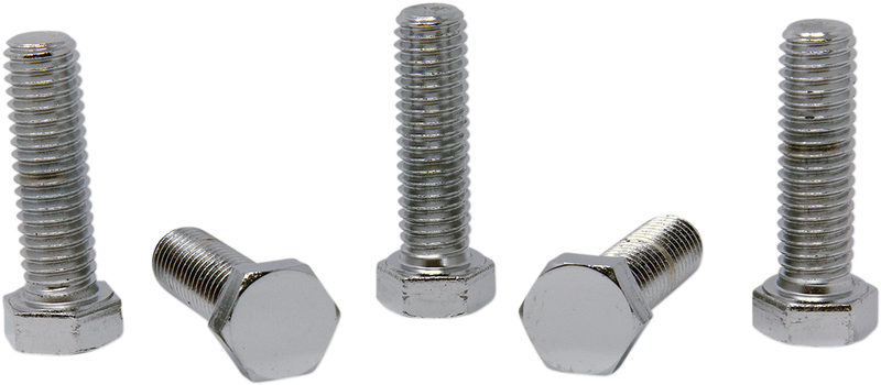 DRAG SPECIALTIES Hex-Head Chrome Bolts - 7/16"-14 x 1-1/2" - 5 Pack