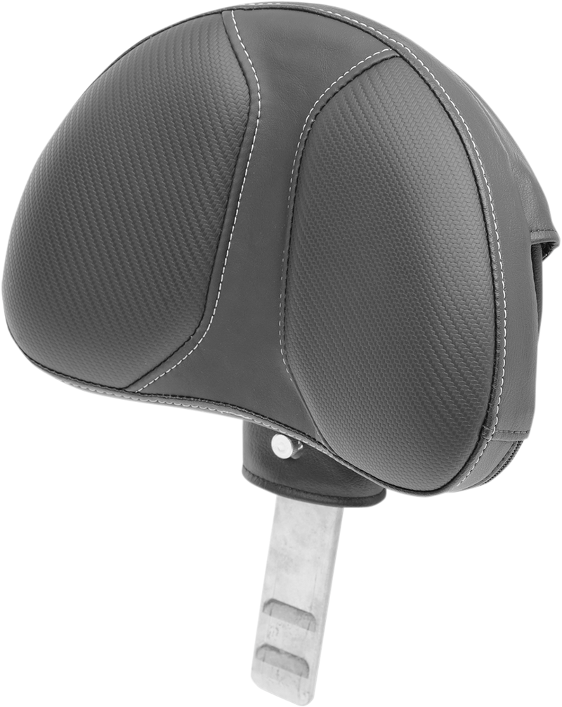 SADDLEMEN Dominator Driver's Backrest - Black - '08-'25 SPORTSTER & TOURING