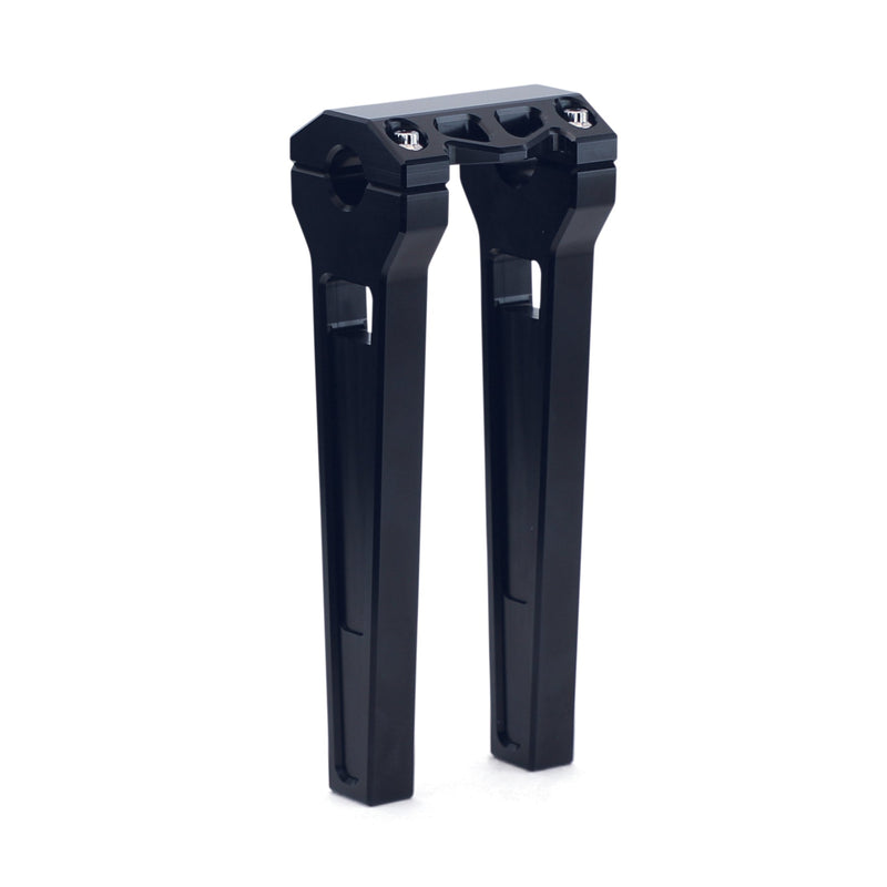 LA CHOPPERS PERFORMANCE RISERS - STRAIGHT (BLACK) - 1.25" Clamping
