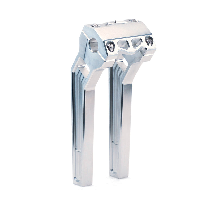 LA CHOPPERS PERFORMANCE RISERS - PULL BACK (RAW) - 1" Clamping