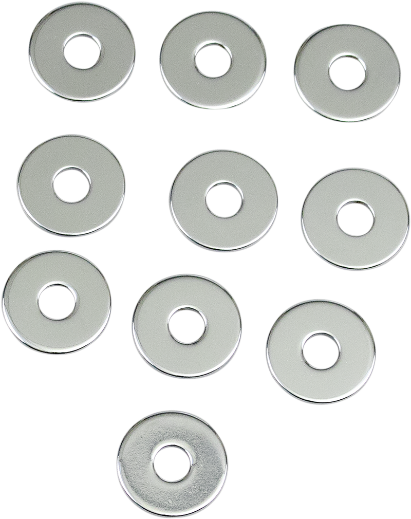 DRAG SPECIALTIES Specialty Flat Washers - 5/64" Thick - 11/32" - 10-Pack