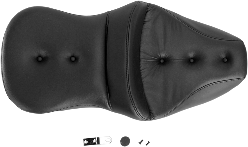 SADDLEMEN Pillow-Top Roadsofa™ Seat - Black - Touring '99-'07