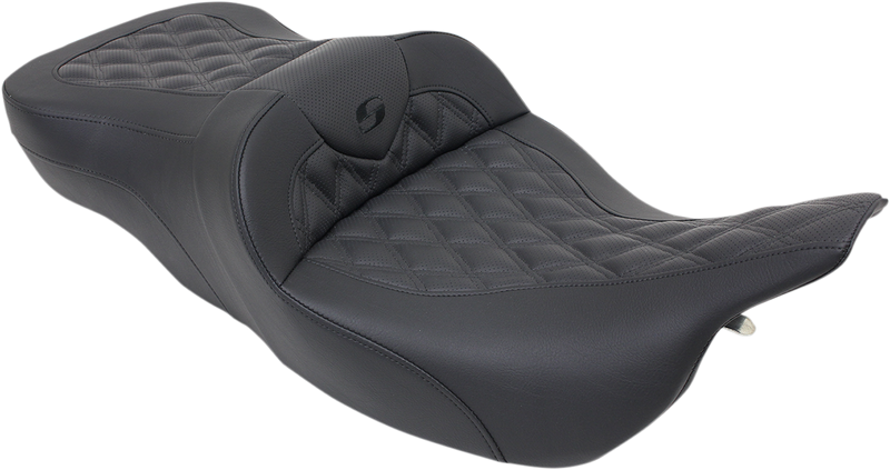 SADDLEMEN Roadsofa™ Seat - Full Lattice Stitch - without Backrest - Touring '97-'07