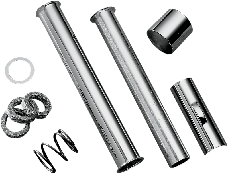 DRAG SPECIALTIES Chrome Pushrod Tube Assembly - Panhead