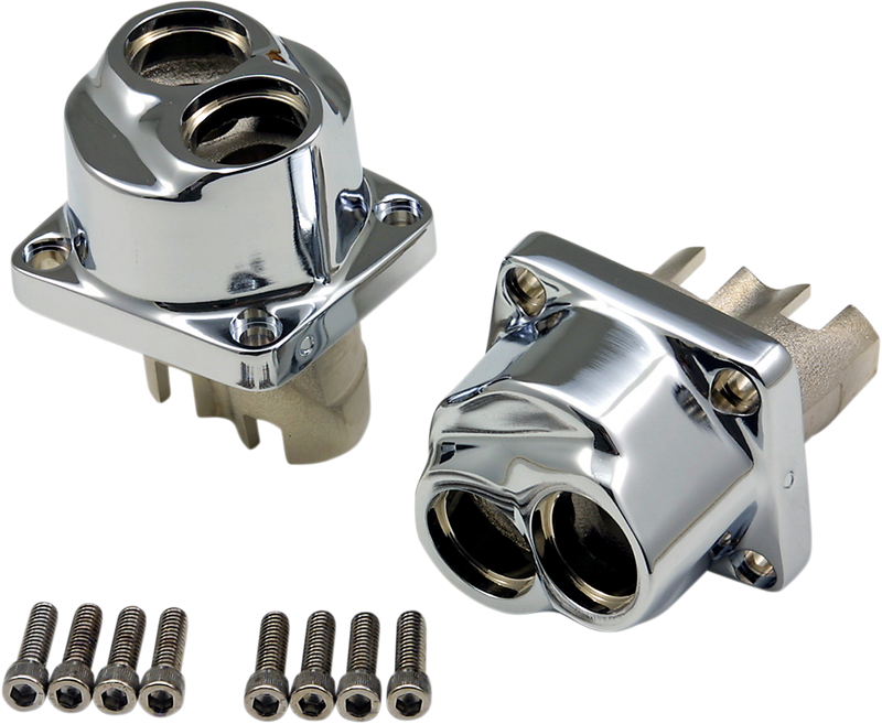 DRAG SPECIALTIES Chrome Lifter Blocks - Evolution/Big Twin