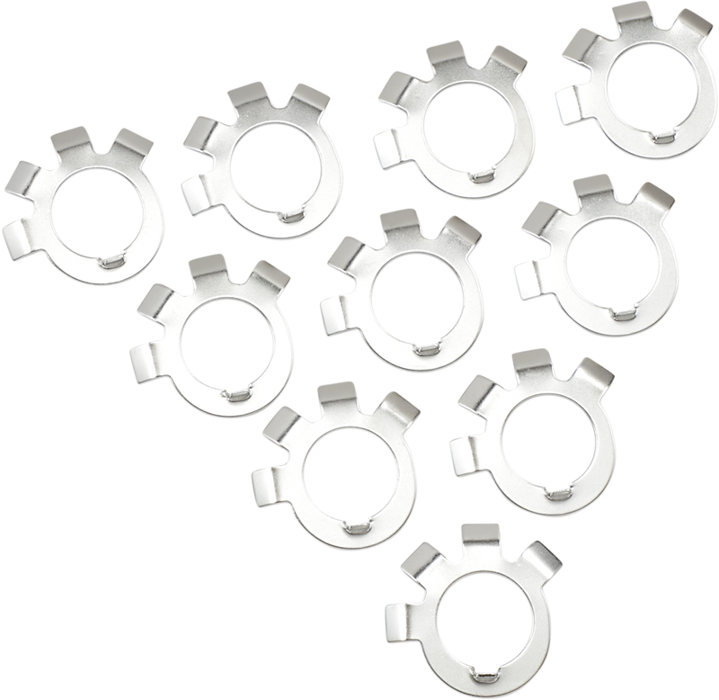 DRAG SPECIALTIES Replacement Clutch Hub Lock Washers - 10-Pack