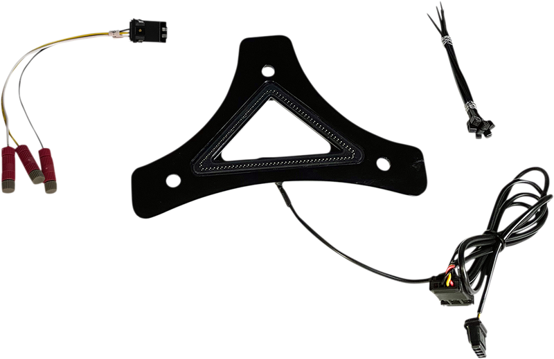 CUSTOM DYNAMICS Universal Dual Intensity Run & Brake LED Backrest Light - Black