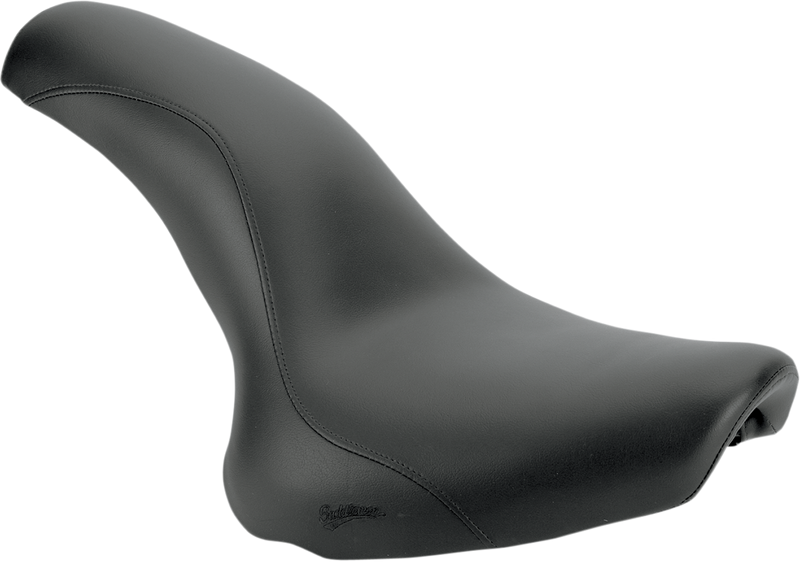 SADDLEMEN Seat - Profiler™ - Black - Smooth - Softail '00-'05