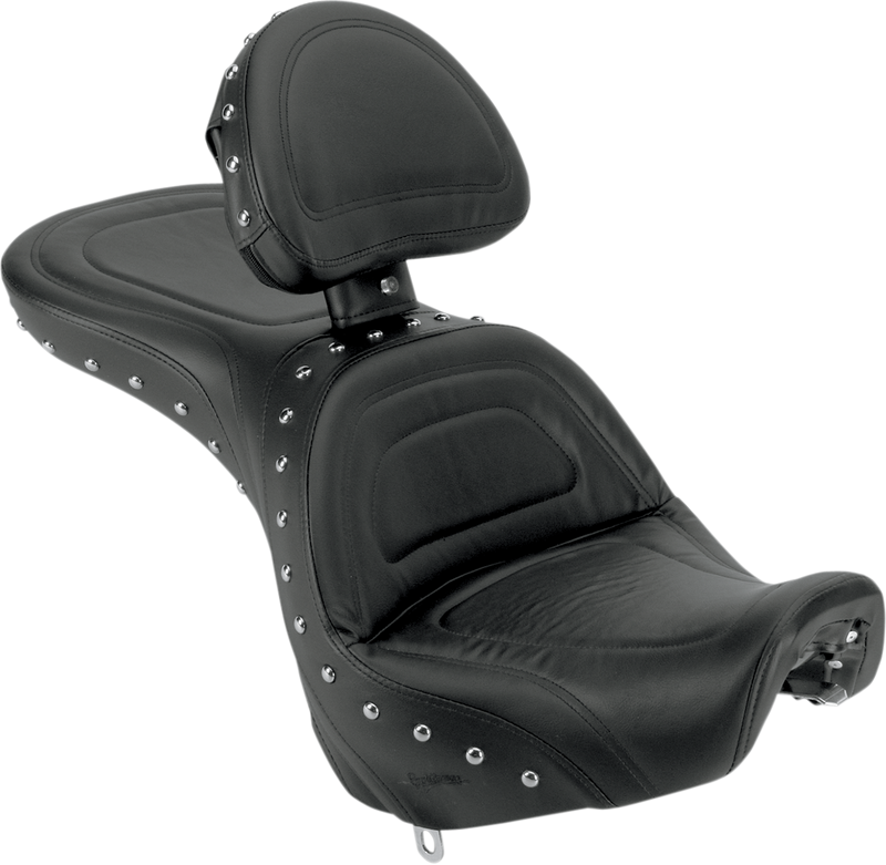 SADDLEMEN Explorer Special Seat - Includes Backrest - Softail '00-'07