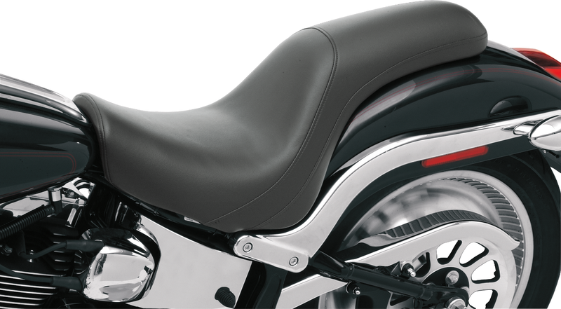 SADDLEMEN Seat - Profiler™ - Black - Smooth - Softail '00-'07