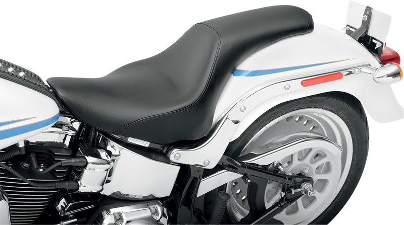 SADDLEMEN Seat - Profiler™ - Black - Smooth - Softail '07-'17