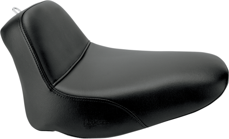 SADDLEMEN Seat - Renegade™ Solo - Smooth - Black - Softail '06-'17