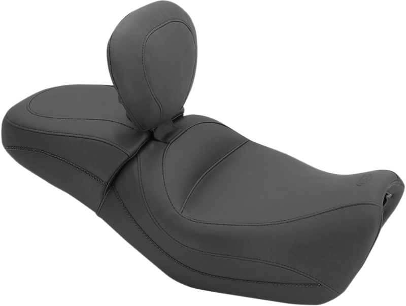 MUSTANG One-Piece Touring Seat with Driver's Backrest - XG 500 / 700 '15-'20