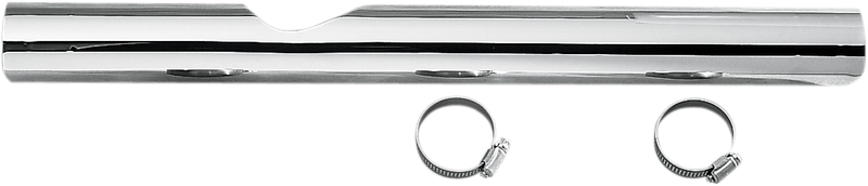 Drag Specialties Chrome Stock Exhaust System Right-Side Heat Shield