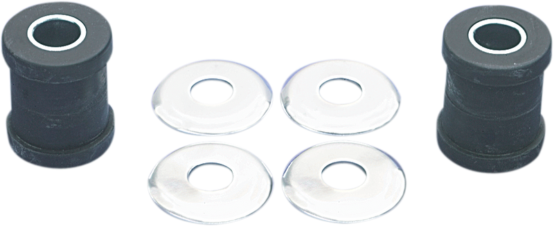 DRAG SPECIALTIES Replacement Handlebar Dampers w/ Chrome Washers