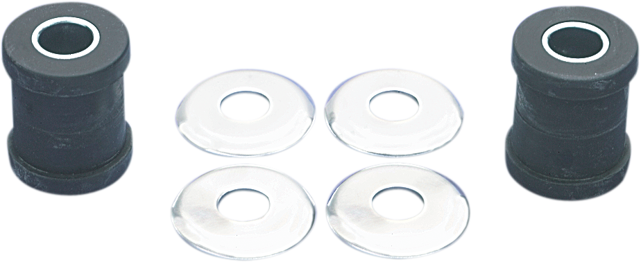 DRAG SPECIALTIES Replacement Handlebar Dampers w/ Chrome Washers