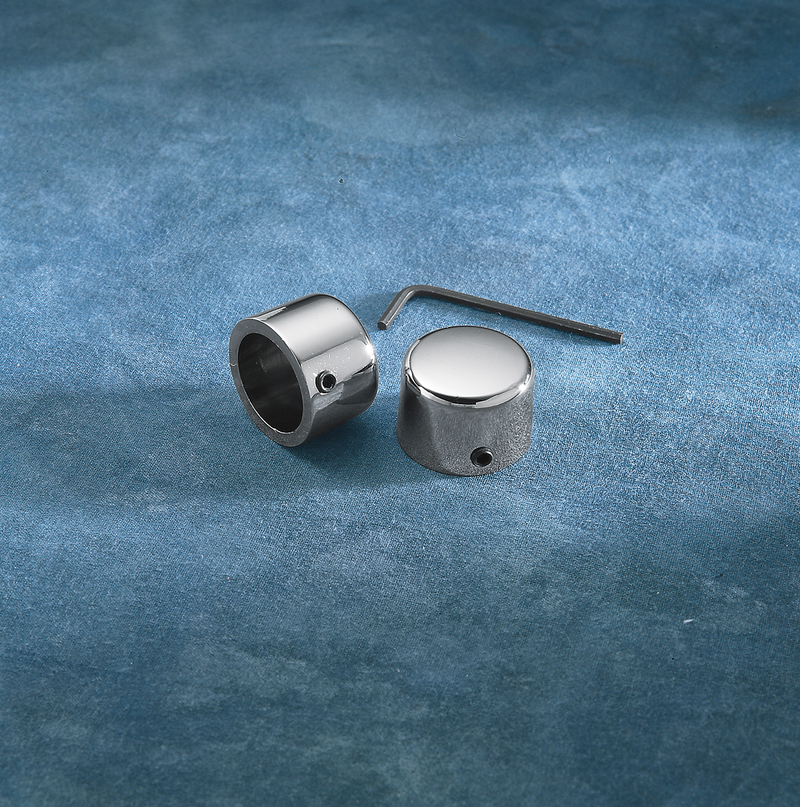 Drag Specialties Chrome Riser Bolt Covers - FX & XL