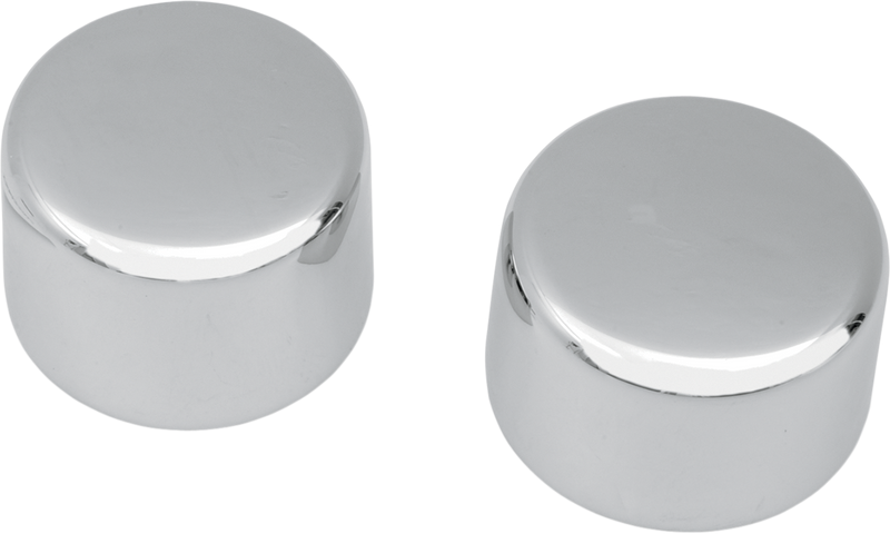 DRAG SPECIALTIES Chrome Rear Axle Caps for 3/4" Axle - '84-'88 ST/'81-'85 FX