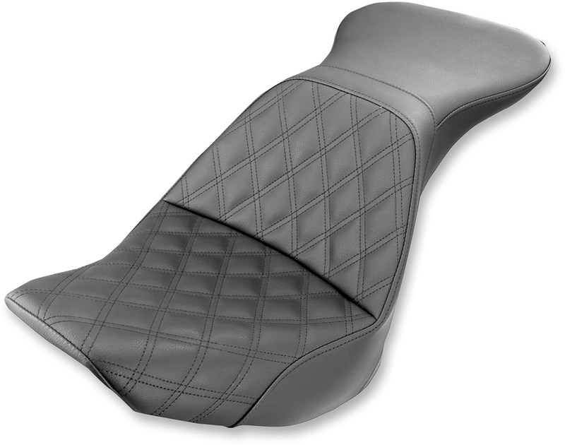 SADDLEMEN Explorer Seat - Lattice Stitched - Softail '06-'17