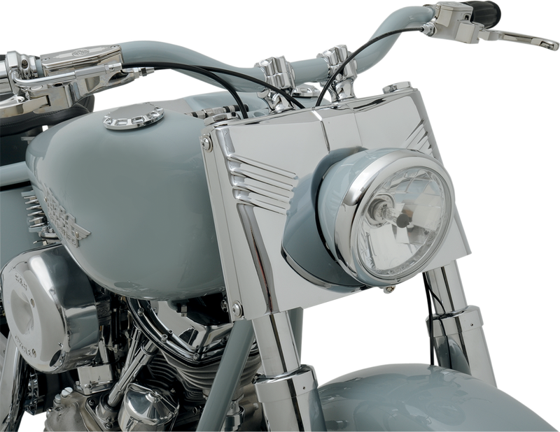 DRAG SPECIALTIES Chrome Ribbed Fork Tin 3-Piece Set