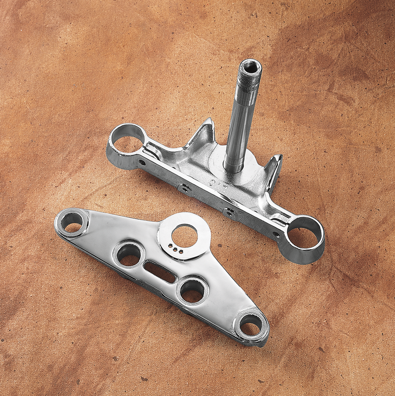 Drag Specialties Chrome FL-Style Triple Tree Set