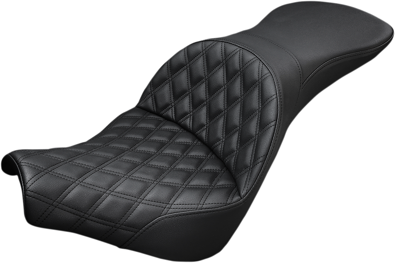 SADDLEMEN Explorer Seat - Lattice Stitched - Softail '18-'20