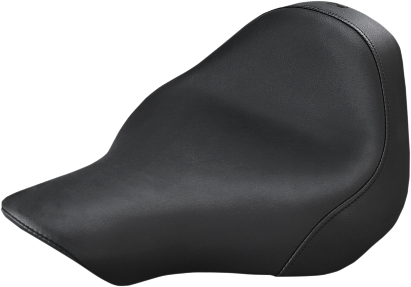 SADDLEMEN Seat - Renegade™ Solo - Black - Smooth - Softail '13-'17