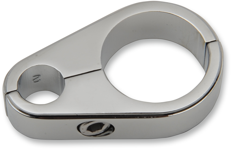 DRAG SPECIALTIES Die-Cast Clutch Cable Clamp - Chrome - 1" Round Tube