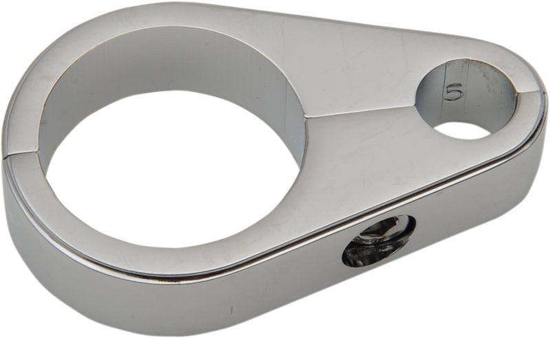 Drag Specialties Die-Cast Clutch Cable Clamp - Chrome - 1-1/8"  Round Tube