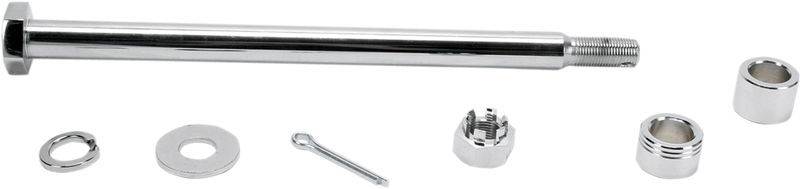 DRAG SPECIALTIES Chrome Rear Axle Kit