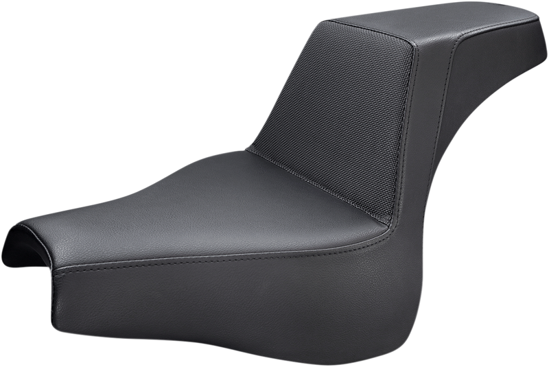 SADDLEMEN Step-Up Seat - Gripper - Black - Softail '18-'20