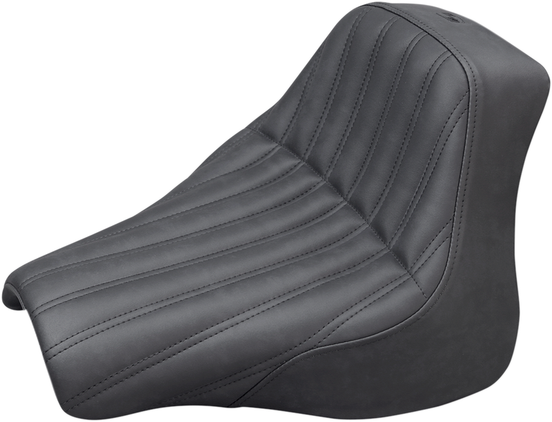 SADDLEMEN Knuckle Renegade Solo Seat - Black - Softail '18-'20