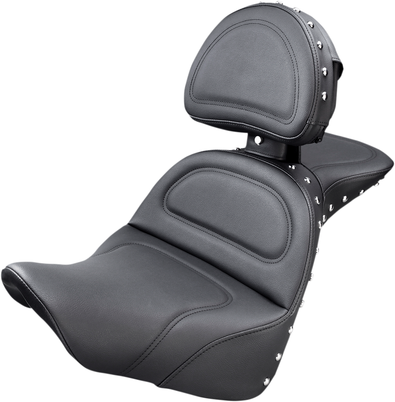 SADDLEMEN Explorer Special Seat - Backrest - Black -  Softail '18-'24