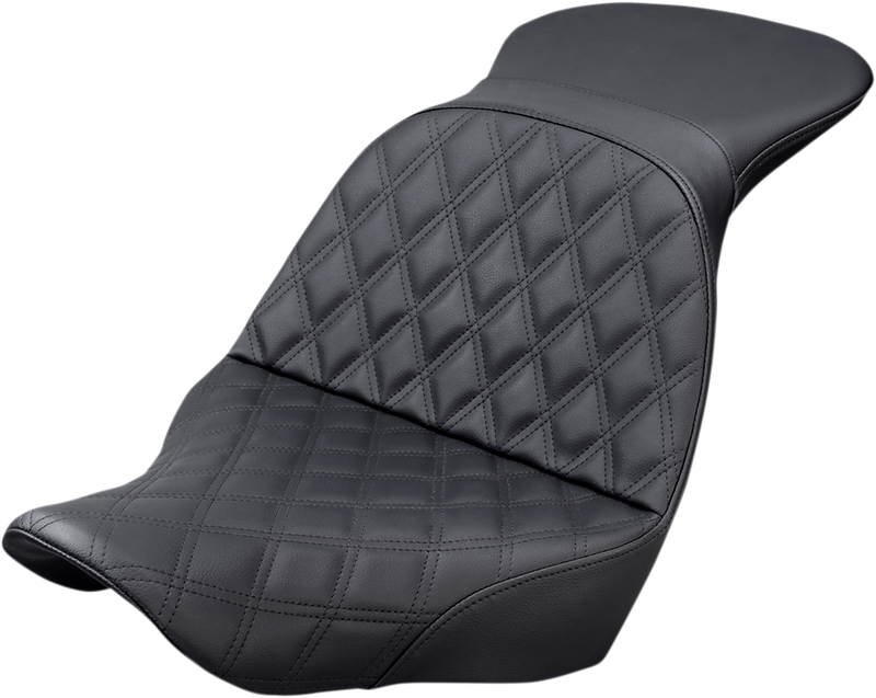 SADDLEMEN Explorer Seat - Lattice Stitched - Softail '18-'24