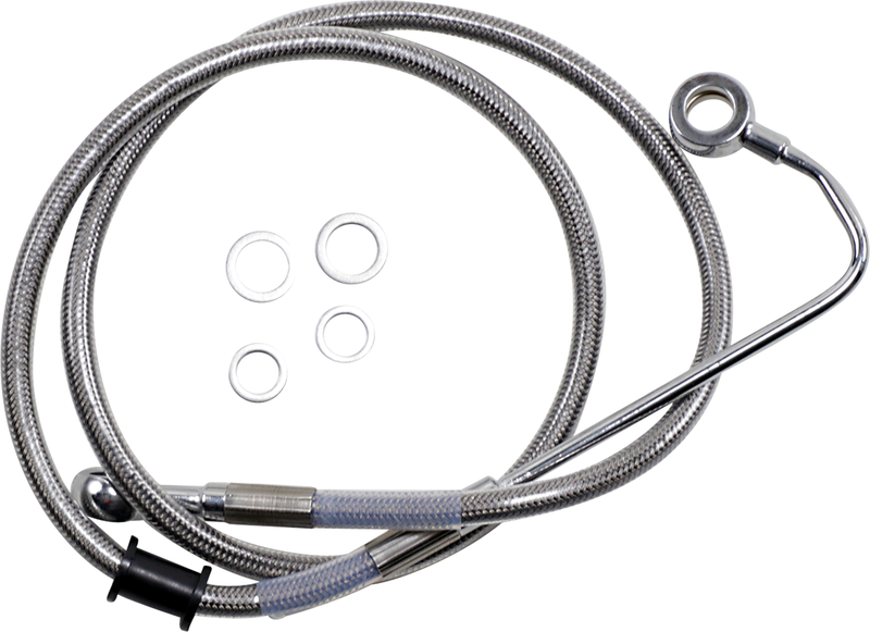 DRAG SPECIALTIES Extended Length Stainless Steel Brake Line - +6" - FLSTCI '15-'17