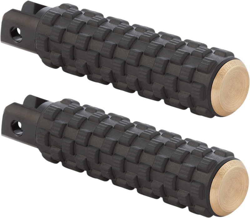 ARLEN NESS Air Trax Footpegs - Driver - Brass - Indian Scout