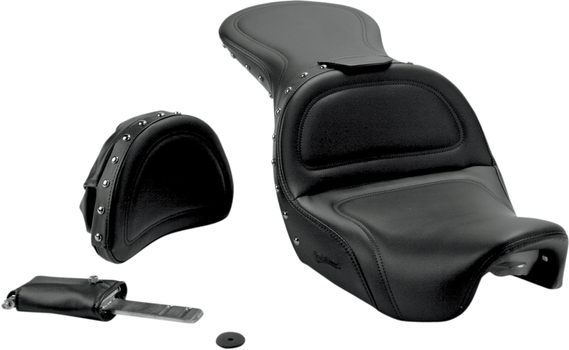 SADDLEMEN Explorer Special Seat - with Backrest - Dyna '06-'17