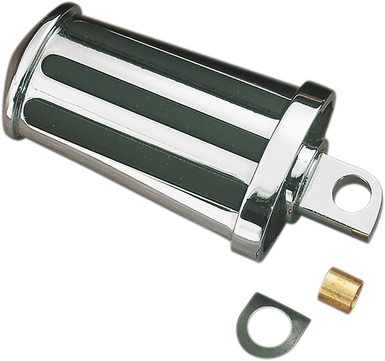 DRAG SPECIALTIES Rail Design Kick Starter Pedal - Chrome / Black