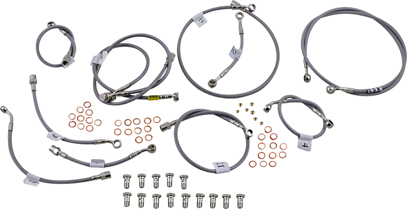 GBRAKES Brake Line - Stainless Steel FK003D605-11