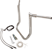 FAT BAGGERS INC. 1-1/2" EZ Install Pointed Top Handlebar Kit - 16" - Chrome 809216