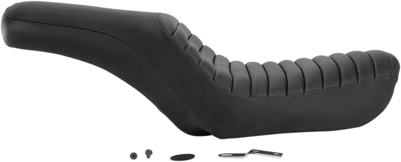 SADDLEMEN Profiler™ Tuck-n-Roll Seat - Black - Dyna '04-'05