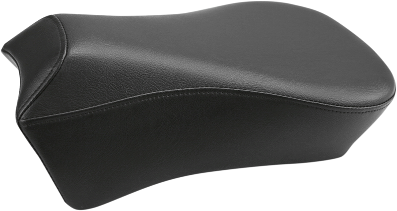 SADDLEMEN Heels Down Touring Pillion Pad - Plain - Black - Dyna '06-'17