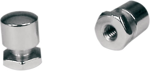 MUSTANG Seat Mounting Nuts - Chrome - FLT
