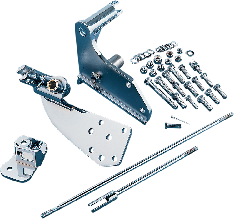 DRAG SPECIALTIES Forward Control Relocation Kit - Chrome - '87-'99 FX