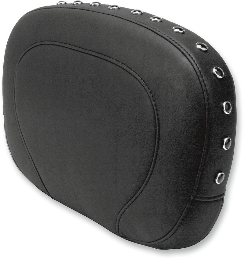 MUSTANG Passenger Backrest Pad - Black Studs