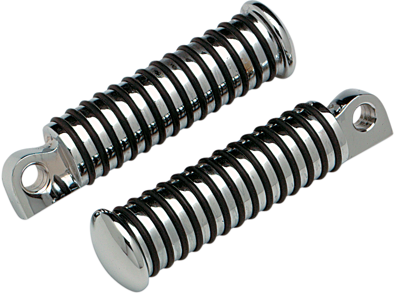 DRAG SPECIALTIES Sundance Male Mount Passenger Pegs - Chrome / Black