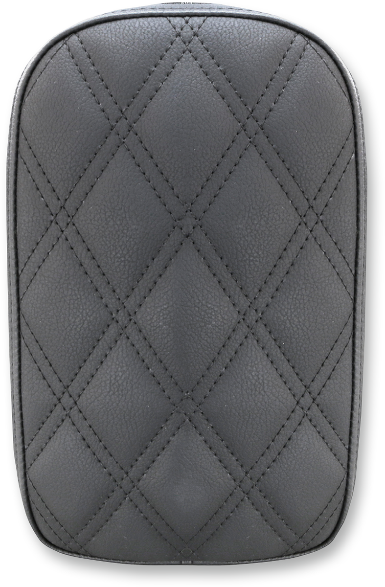 SADDLEMEN Detachable Pillion Pad - Lattice Stitched - Black