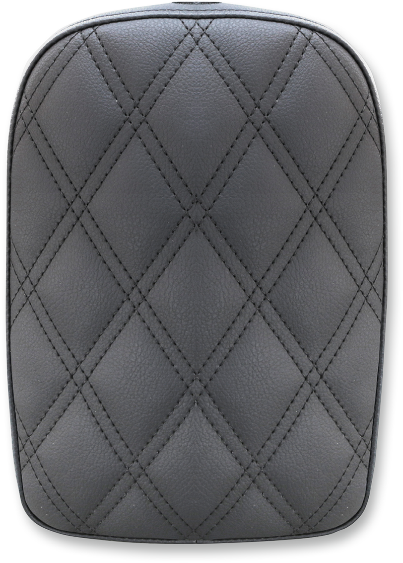 SADDLEMEN Detachable Pillion Pad - Lattice Stitched - Black
